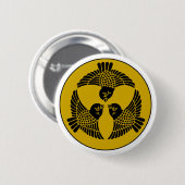 スパロー日本のクレスト 缶バッジ (正面&裏面)