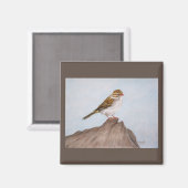 スパロー磁石の目 マグネット (正面/裏面)