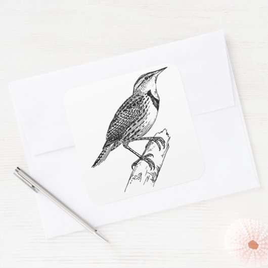 スパロー素晴らしアウェア/スパローシール スクエアシール (封筒)