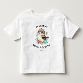 スパロー聖書の幼児Tシャツを恐れない トドラーTシャツ