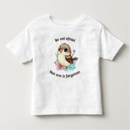 スパロー聖書の幼児Tシャツを恐れない トドラーTシャツ