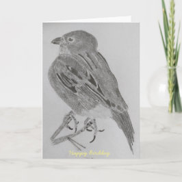 スパロー誕生日カード カード