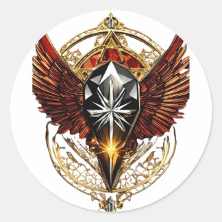 「スパロー・ウィスパーズ：ステッカー ラウンドシール