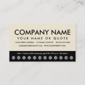 スパロー·タトゥー·ロイヤリティ·カード ロイヤリティカード (裏面)