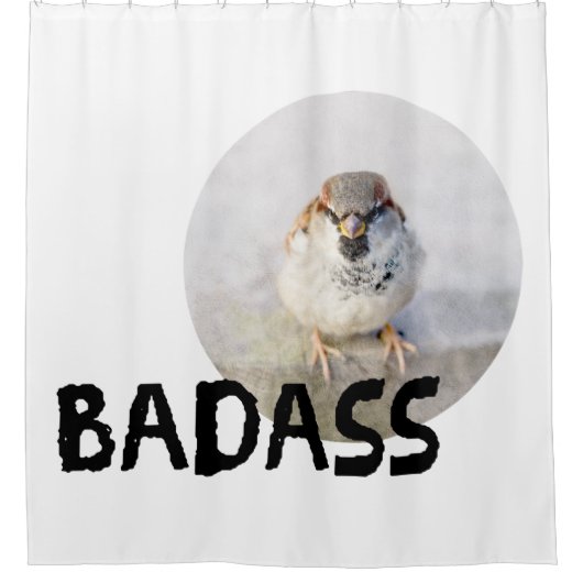 スパロー – バダス シャワーカーテン (正面)