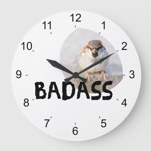 スパロー – バダス ラージ壁時計 (正面)