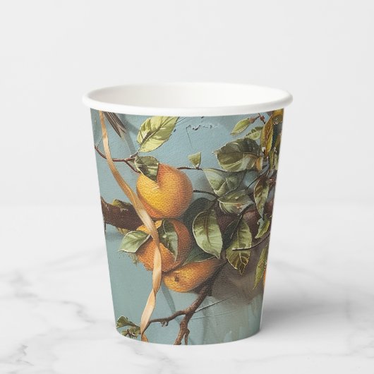 スパロー – 紙カップサイズ236ml紙カップ 紙コップ (裏面)