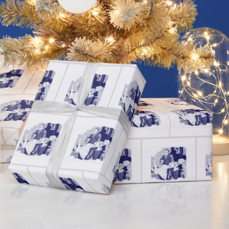 スパンキングカップルヴィンテージクリスマスラップ紙 ラッピングペーパー