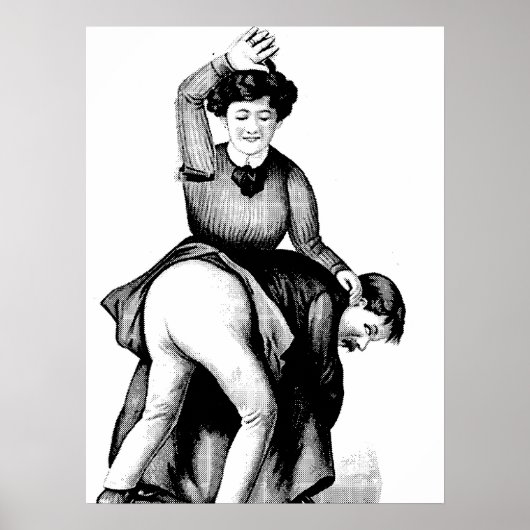 スパンキングタイムポップ・アートのアート ポスター (正面)