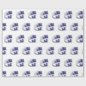 スパンキングヴィンテージクリスマスラッピング紙 ラッピングペーパー (フラット)