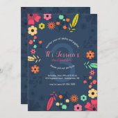 スパンキーフラワーズ招待状 招待状 (正面/裏面)