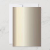 スパンコルドレス、バタフライグリーンローズのキンセアニェラ 招待状 (裏面)