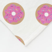 スパンコルドーナツ フリースブランケット (角)