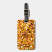 スパンコールおよびピン ラゲッジタグ (正面縦)