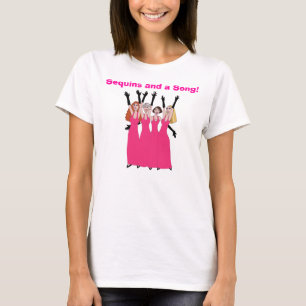 スパンコールおよび歌! Tシャツ
