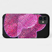 スパンコールがついたハートのデザインのiphone 5の場合 Case-Mate iPhoneケース (裏面(横))