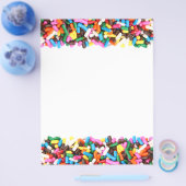 スパンコールが入ったフライヤー チラシ (シングル)