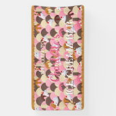 スパンコールとサンデーアイスクリーム 横断幕 (縦)