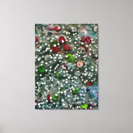 スパンコールとスライムの壁アート キャンバスプリント