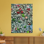 スパンコールとスライムの壁アート キャンバスプリント (インサイチュ (リビング))