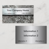 スパンコールの名刺のネームプレート 名刺 (正面/裏面)