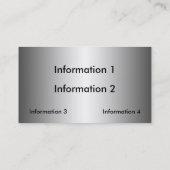 スパンコールの名刺のネームプレート 名刺 (裏面)