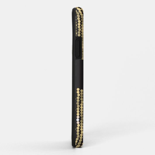 スパンコールの金ゴールドのiPhone SE/5/5Sのやっとそこに場合 Case-Mate iPhoneケース (裏面/右)