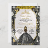 スパンシガールスウィート16th誕生日招待状 招待状 (正面)