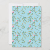 スパンシュガーとゴッサマー ピンクの招待状 招待状 (裏面)