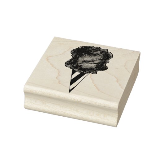 スパンシュガーコットンキャンディフロスコーンカーニバルフェア ラバースタンプ (スタンプ)