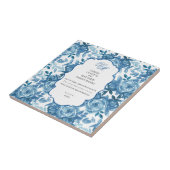 スパンシュガー&スカイダイバーブルー結婚ズ記念セラミー タイル (側面)