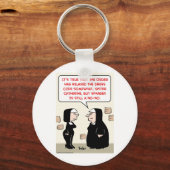 スパンデックスnuns no-noドレスコード キーホルダー (正面)