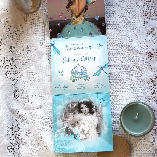 スパーお洒落クレスターコイズトンフライキンセアニラ 三つ折りクリスマスカード