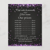 スパーエレガントクフルルブラックパープルプライスリストフライヤー チラシ (正面)