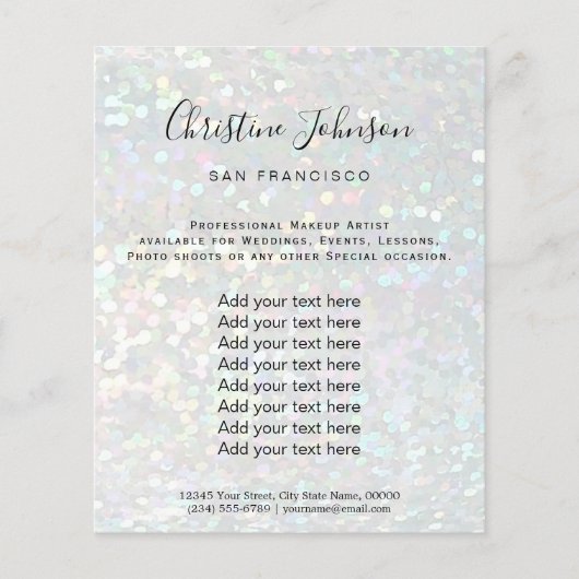 スパーエレガントクル効果美しいサロン チラシ (正面)