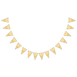 スパーエレガントクル金ゴールドグリッター バンティングフラッグ