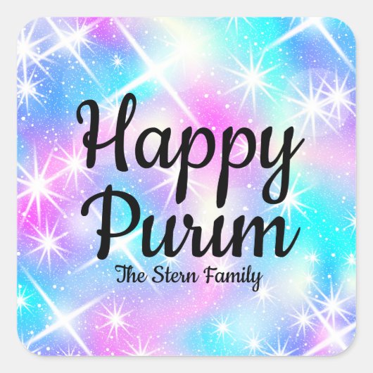 スパーカスタムクルパステルミスロアックマノハッピープリム スクエアシール (正面)