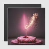 スパーカー付きお誕生日ケーキ (正面/裏面)