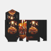 スパーカー付きの誕生日ケーキ フェイバーボックス (折り畳みなし)