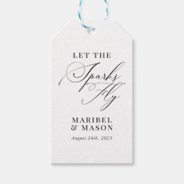 スパーカー結婚がオフエレガントにモダン ギフトタグ