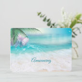 スパーキングオーシャンウェディングのお知らせ セーブザデート (スタンド正面)