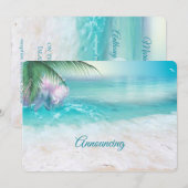 スパーキングオーシャンウェーターズ 結婚発表 セーブザデート (正面/裏面)