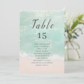 スパーキングオーシャンビーチウェディングの席次表 (スタンド正面)