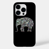 スパーキングシルバーモザイク象iPhone 6 Plus Case-Mate iPhoneケース (裏面)