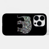 スパーキングシルバーモザイク象iPhone 6 Plus Case-Mate iPhoneケース (裏面 (横))