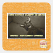 スパーキーの最後の光景 スクエアシール (正面)