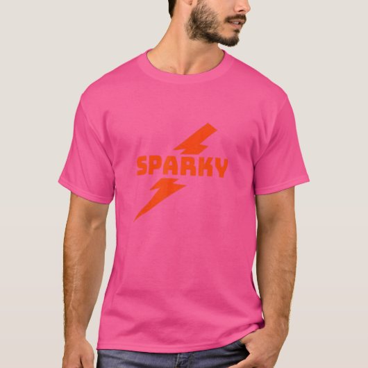 スパーキー稲妻電気技師 Tシャツ (正面)