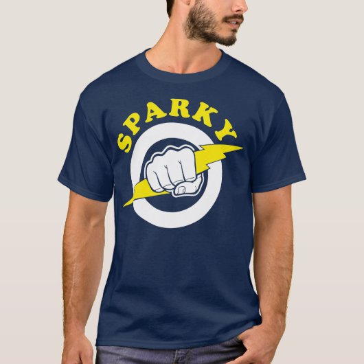 スパーキー電気技師 スパーキー Tシャツ (正面)