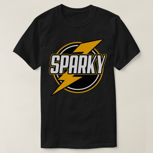 スパーキー電気技師 Tシャツ (デザイン正面)