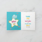 スパークおもしろいリー魔法の歯の妖精ありがとう カード (内部)